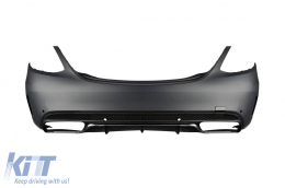 image-1-Rear A Design bumper type C63 suitable for Mercedes C-Class W205 sedan 2013-2019