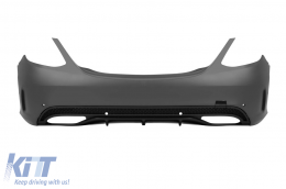 Rear A Design Line bumper suitable for Mercedes C-Class W205 sedan 2013-2019 - ABMERX6009482