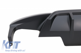 Rear Bumper Air Diffuser suitable for BMW 6 Series F12 F13 F06 Convertible Coupe Gran Coupe (2012-2017) M-Performance Design-image-6039542