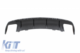 Rear Bumper Air Diffuser suitable for Mercedes CLA W117 X117 Shooting Brake (2013-2018) Facelift CLA45 Look-image-6047033