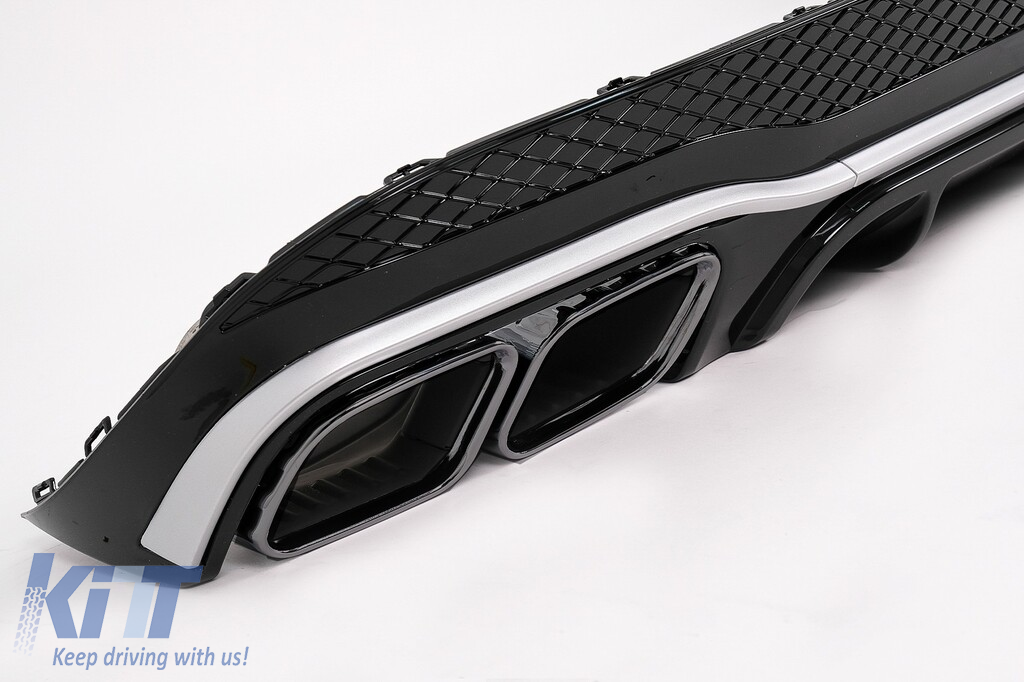 Rear Bumper Air Diffuser suitable for Mercedes EClass C207 Coupe A207