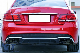 Rear Bumper Air Diffuser suitable for Mercedes E-Class C207 Coupe A207 Cabriolet Facelift (2013-2017) E63 Design-image-6101155