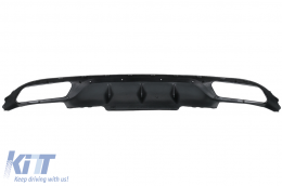 Rear Bumper Air Diffuser suitable for Mercedes E-Class W213 S213 Standard (2016-2019) E63 Design Chrome Edition-image-6111997