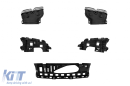 Rear Bumper Air Diffuser suitable for Mercedes E-Class W213 S213 Sport Line (2016-2019)-image-6126956