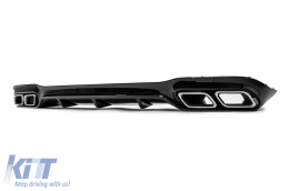 Rear Bumper Air Diffuser suitable for Mercedes E-Class W213 S213 Sport Line (2016-2019)-image-6126965