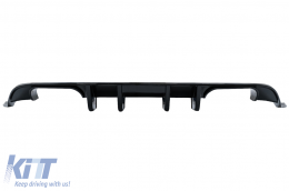 Rear Bumper Air Diffuser suitable for VW Golf 7.5 (2017-2019) R Look Piano Black - RDVWG75R