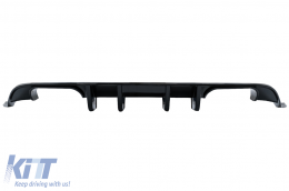 Rear Bumper Air Diffuser suitable for VW Golf 7.5 (2017-2019) R Look Piano Black