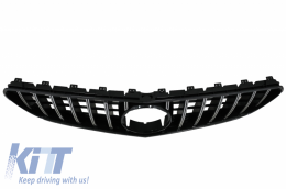 Rear Bumper Air Diffuser with Chrome Muffler Tips and Centrale Grille suitable for Mercedes S-Class C217 Coupe (2014-2017) S63 GT-R Design-image-6069687