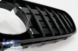 Rear Bumper Air Diffuser with Chrome Muffler Tips and Centrale Grille Black suitable for Mercedes S-Class C217 Coupe (2014-2017) S63 GT-R Design-image-6069706
