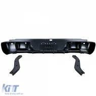 Rear Bumper Black OE Look for PDC for Ford Ranger T6 T7 T8 2012-2023-image-6326796