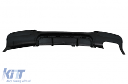 Rear Bumper Diffuser Left Double Outlet suitable for BMW 3 Series E90 E91 (2004-2012) M Design Piano Black-image-6105519