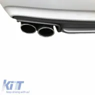 Rear Bumper Diffuser suitable for Audi A4 B8 12-15 Facelift Sedan/Avant S4 Look From Abs Plastic 1pc-image-6298976