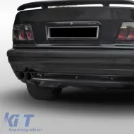 Rear Bumper Diffuser suitable for BMW 3 E36 90-99 M3 Look (suitable for Normal Version Bumper, not M3) made from ABS Plastic, 1pc-image-6299223