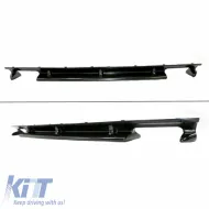 Rear Bumper Diffuser suitable for BMW 3 E36 90-99 M3 (suitable for M3 Bumper Only) with 2 Double Exhaust from ABS Plastic 1pc-image-6306024