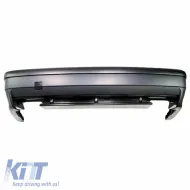 Rear Bumper Diffuser suitable for BMW 3 E36 90-99 M3 (suitable for M3 Bumper Only) with 2 Double Exhaust from ABS Plastic 1pc-image-6306026