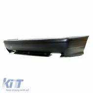 Rear Bumper Diffuser suitable for BMW 3 E36 90-99 M3 (suitable for M3 Bumper Only) with 2 Double Exhaust from ABS Plastic 1pc-image-6306027