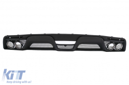 Rear Bumper Diffuser suitable for Ford Mustang Mk6 VI Sixth Generation (2015-2017) - RDFMUGT