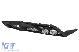 Rear Bumper Diffuser suitable for Ford Mustang Mk6 VI Sixth Generation (2015-2017)-image-6102480