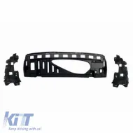 Rear Bumper Diffuser suitable for Mercedes-Benz E-Class W213 16-19 A Design Bumper Black/Chrome Made from ABS Plastic 1pc-image-6294990