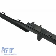 Rear Bumper Diffuser suitable for Mercedes-Benz C-Class W204 11-14 Facelift A Design C63 Look with 2 Double Exhausts Right & Left from ABS Plastic 1pc-image-6299290