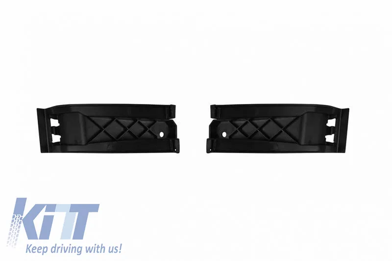 Rear Bumper Diffuser suitable for Mercedes-Benz C-Class W204 11-14 Facelift A Design C63 Look with 2 Double Exhausts Right & Left from ABS Plastic 1pc