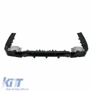 Rear Bumper Diffuser suitable for Mercedes-Benz E-Class C238 Coupe / A238 Cabrio 16-19 A Design 63 Look With Black Exhaust Tips-image-6315540