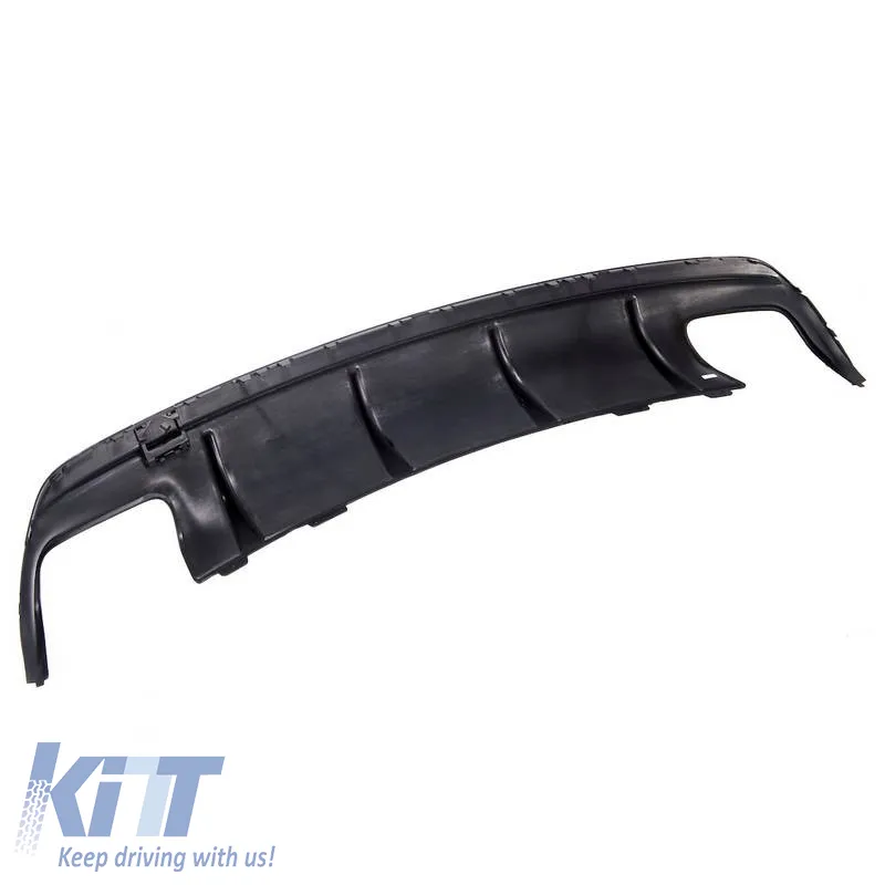 Rear Bumper Diffuser suitable for Mercedes-Benz CLA C117 13-16 A Design 45 Look suitable for A Design Sport Line Version Bumpers Piano Black
