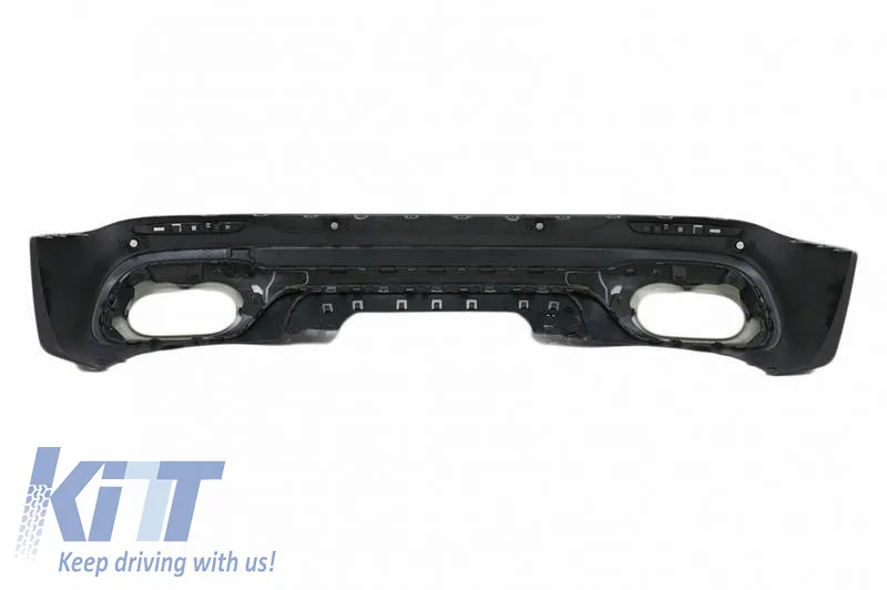Rear Bumper Diffuser suitable for Mercedes-Benz GLB (X247) 2019+ A Design GLB45 Look for A Design Line Bumpers Piano Black