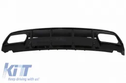 Rear Bumper Diffuser suitable for Mercedes-Benz A-Class W176 12-18 A45 A Design Look From Abs Plastic 1pc-image-6324102