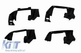 Rear Bumper Diffuser suitable for Mercedes-Benz A-Class W176 12-18 A45 A Design Look From Abs Plastic 1pc