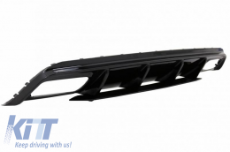 Rear Bumper Diffuser suitable for Mercedes-Benz A-Class W176 12-18 A45 A Design Look From Abs Plastic 1pc