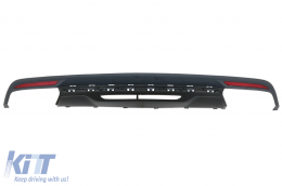 Rear Bumper Diffuser suitable for Mercedes S-Class W222 S63 S65 (2013-06.2017)-image-6083641