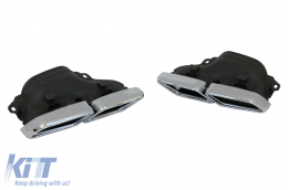 Rear Bumper Diffuser suitable for Mercedes S-Class W222 S63 S65 (2013-06.2017)-image-6083644
