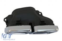 Rear Bumper Diffuser suitable for Mercedes S-Class W222 S63 S65 (2013-06.2017)-image-6083646