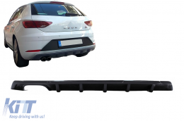 image-34-Rear Bumper Diffuser suitable for Seat Leon FR Mk3 Facelift 5F Hatchback (2017-2020)