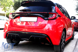 Rear Bumper Diffuser suitable for Toyota Yaris MK4 XP210 (2020-up) Piano Black-image-6092893