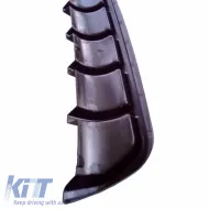 Rear Bumper Diffuser suitable for Universal Sport Look Black From Abs Plastic 1pc-image-6299268