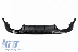Rear Bumper Diffuser suitable for VW Golf VII (7.5) 17-20 Facelift R-Look Glossy Black-image-6315573