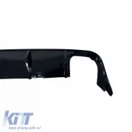 Rear Bumper Diffuser suitable for VW Golf VIII (8) 2019+ R-Look for Life Style & Impression Bumper Glossy Black from ABS Plastic-image-6325080