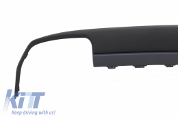 Rear Bumper Diffuser with Exhaust Muffler Tips suitable for Mercedes E-class W212 Pre Facelift (2009-2013) E63 Design-image-6047985