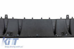 Rear Bumper Diffuser with Exhaust Muffler Tips suitable for Mercedes C-Class W205 S205 (2014-2020) C63S Design Only for AMG Sport Line-image-6055681