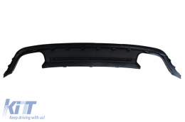 Rear Bumper Diffuser with Exhaust Muffler Tips suitable for Audi A5 8T Sportback Standard Facelift (2012-2015) S5 Design-image-6104227