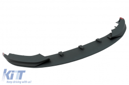 Rear Bumper Diffuser With Front Bumper Spoiler Lip suitable for BMW 4 Series F32 F33 F36 (2013-2019) Coupe Cabrio M Design Twin Single Outlet-image-6085874