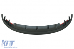 Rear Bumper Diffuser With Front Bumper Spoiler Lip suitable for BMW 4 Series F32 F33 F36 (2013-2019) Coupe Cabrio M Design Twin Single Outlet-image-6085876