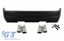 image-59-Rear Bumper Exhaust Muffler Tips suitable for BMW 3 Series E46 2 Doors Coupe Cabrio (1998-2005) M3 CSL Design
