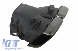 Rear Bumper Exhaust Muffler Tips suitable for MERCEDES Benz W222 S-Class (2013-2017) S65 A-Design-image-6039912