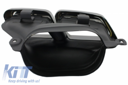 Rear Bumper Exhaust Muffler Tips suitable for MERCEDES Benz W222 S-Class (2013-2017) S65 A-Design-image-6039914