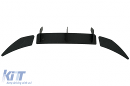 Rear Bumper Extension for Diffuser and Side Splitters suitable for VW Golf 7 VII R (2013-2016)-image-6077198
