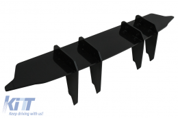 Rear Bumper Extension for Diffuser suitable for Mercedes A-Class W177 Hatchback A45 S (2018-Up) Black-image-6092376