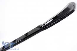 Rear Bumper Extension Splitter suitable for Audi A3 8Y S-Line (2020-2024) Sportback Black-image-6113692